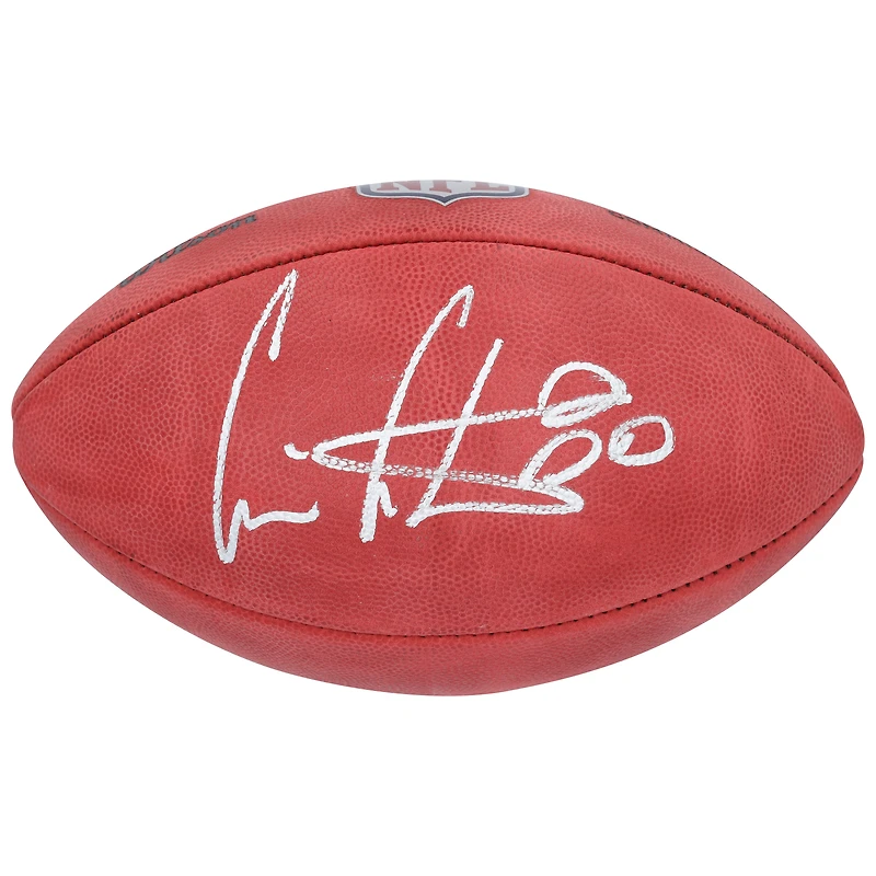 Cris Carter Minnesota Vikings Autographed Wilson Duke Full Color Football 