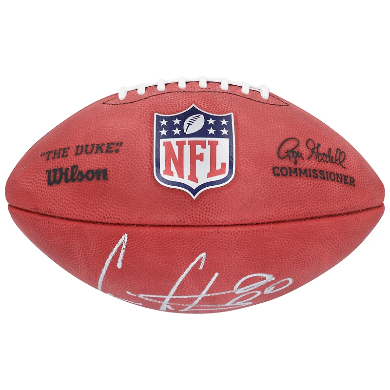 Cris Carter Minnesota Vikings Autographed Wilson Duke Full Color Football