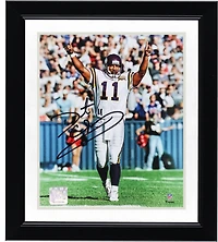 Daunte Culpepper Minnesota Vikings Autographed 8" x 10" Hands Up in White Jersey Photograph