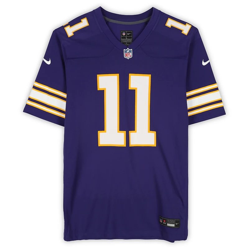 Maillot de match rétro violet Nike autographié par Daunte Culpepper des Vikings du Minnesota