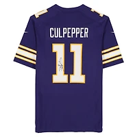 Daunte Culpepper Minnesota Vikings Autographed Purple Nike Throwback Game Jersey