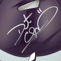 Daunte Culpepper Minnesota Vikings Autographed Riddell 1983-2001 Throwback Speed Authentic Helmet with Multiple Inscriptions - Limited Edition #5/5