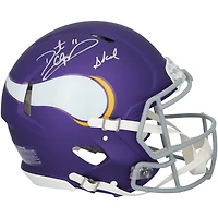 Daunte Culpepper Minnesota Vikings Autographed Riddell 2023 Alternate Tribute Speed Authentic Helmet with "SKOL!" Inscription