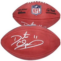 Ballon de football Wilson Duke en couleur autographié par Daunte Culpepper, Minnesota Vikings