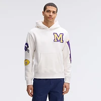 Sweat à capuche en polaire Fanatics Oatmeal Minnesota Vikings IconicFleece Letterman