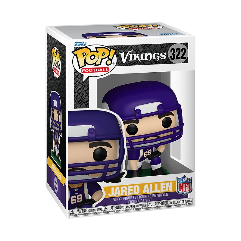 Figurine Funko Pop! en vinyle Jared Allen des Vikings du Minnesota
