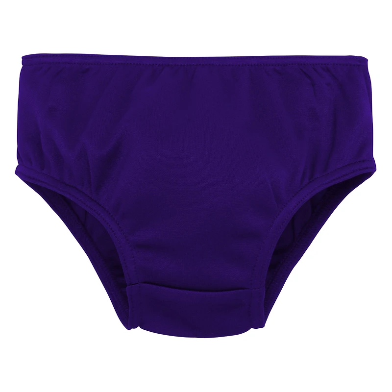 Ensemble deux pièces de pom-pom girl violet Minnesota Vikings Spirit pour filles d'âge préscolaire avec bloomers