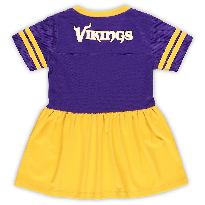 Robe en jersey violet à la mode Minnesota Vikings Stadium Lights pour filles