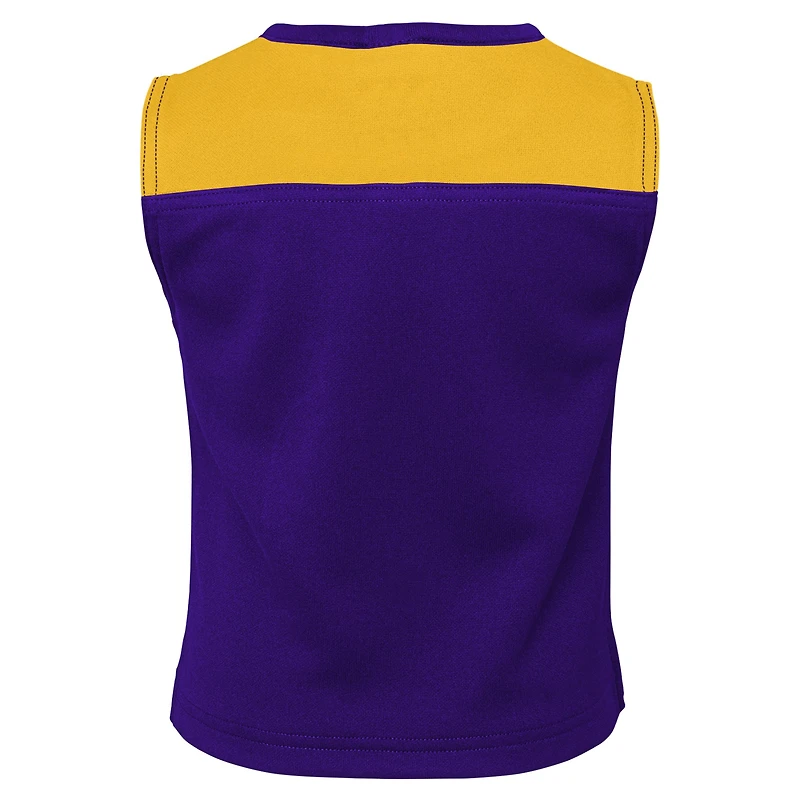 Ensemble de pom-pom girl violet Minnesota Vikings Spirit deux pièces pour jeunes filles