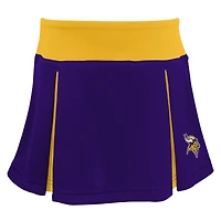 Ensemble de pom-pom girl violet Minnesota Vikings Spirit deux pièces pour jeunes filles