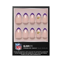Kit de manucure Glamnetic x Fanatics Minnesota Vikings