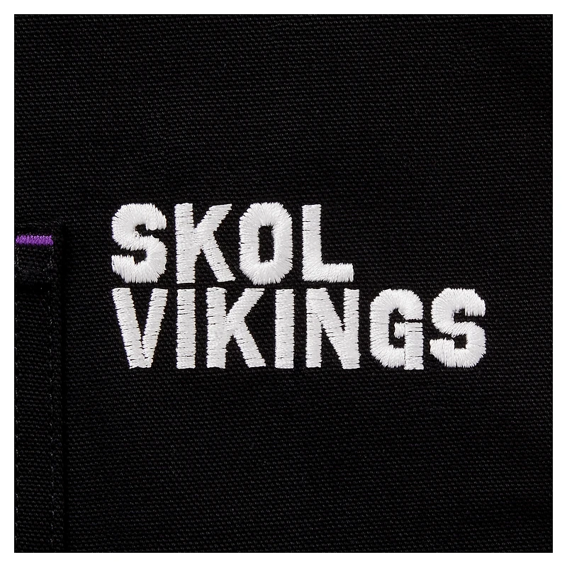 Hedley & Bennett Black Minnesota Vikings The Essential Apron