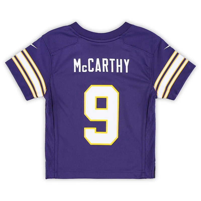 Infant Nike J.J. McCarthy Purple Minnesota Vikings Alternate Player Game Jersey
