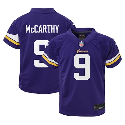 Infant Nike J.J. McCarthy Purple Minnesota Vikings Team Player Game Jersey
