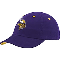 Casquette souple violette Minnesota Vikings Team Slouch Flex pour bébé