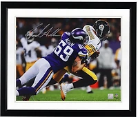 Jared Allen Minnesota Vikings Autographed 16" x 20" Sacking Ben Roethlisberger Photograph