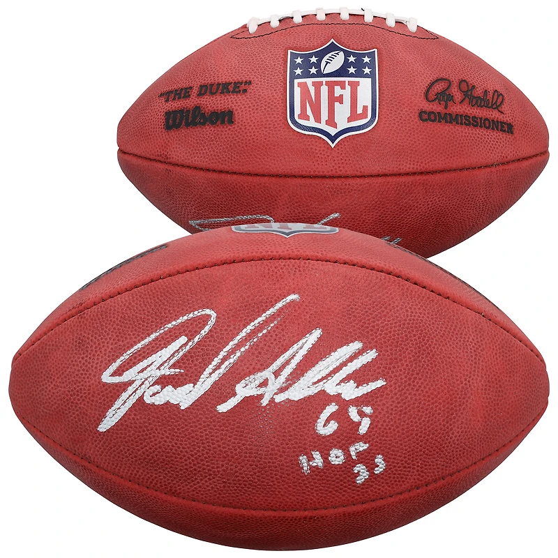 Jared Allen Minnesota Vikings Autographed Wilson Duke Full Color Football with "HOF 25" Inscription