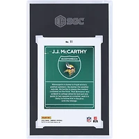 J.J. McCarthy Minnesota Vikings 2024 Panini Donruss Downtown Case Hit #11 SGC Authenticated 9 Rookie Card