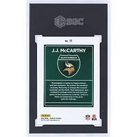 J.J. McCarthy Minnesota Vikings 2024 Panini Donruss Downtown Case Hit #11 SGC Authenticated Rookie Card