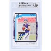 V106832 VIKE J.J. McCarthy Minnesota Vikings Autographié 2024 Panini Donruss #303 Beckett Fanatics Witnessed Authenticated Rookie Card 9 J.J. McCarthy AUT PAA TRADING CARDS 45867 AUTTRC CA01F08300 #41
