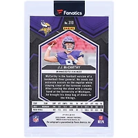 Carte de recrue Panini Mosaic n° 310 autographiée par J.J. McCarthy des Vikings du Minnesota 2024