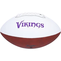 J.J. McCarthy Minnesota Vikings Autographed Franklin White Panel Football 