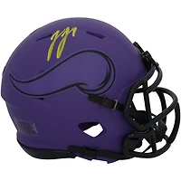 J.J. McCarthy Minnesota Vikings Autographed Riddell Rave Speed Mini Helmet 