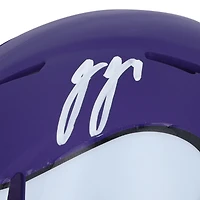 Casque Riddell Speed ​​Mini autographié par J.J. McCarthy des Minnesota Vikings
