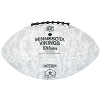J.J. McCarthy Minnesota Vikings Autographed Wilson 2024 Salute To Service Football