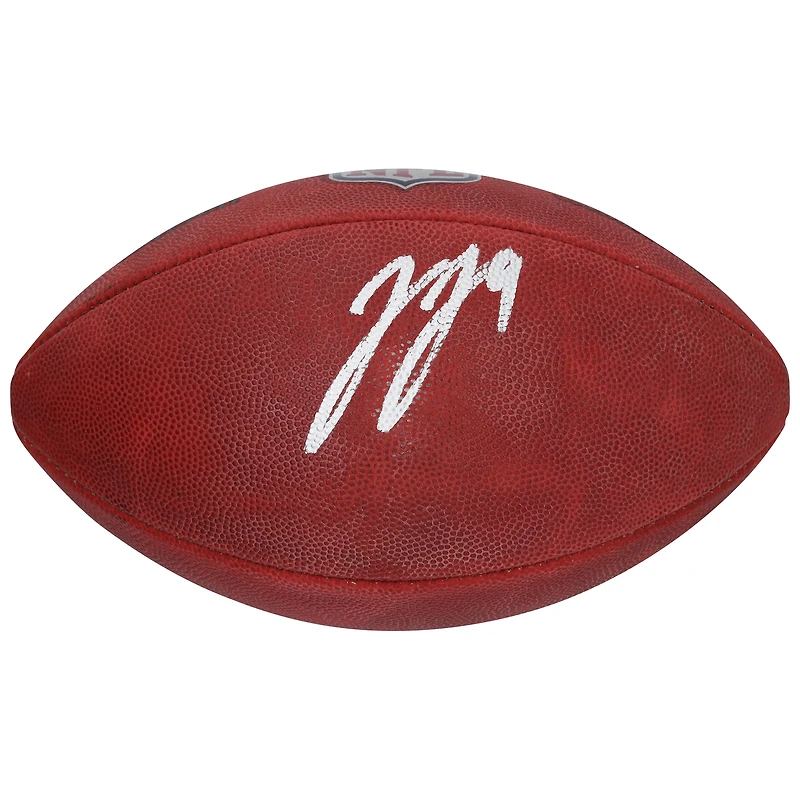 J.J. McCarthy Minnesota Vikings Autographed Wilson Duke Full Color Football 