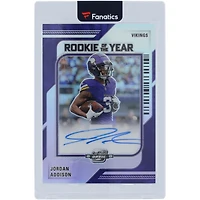 Carte de recrue de l'année 2023 Panini Contenders Optic Silver Prizm autographiée par Jordan Addison des Minnesota Vikings #ROY-JA #/50