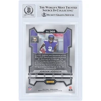 Jordan Addison Minnesota Vikings Autographed 2023 Panini Prizm #368 Beckett Fanatics Witnessed Authenticated /10 Rookie Card