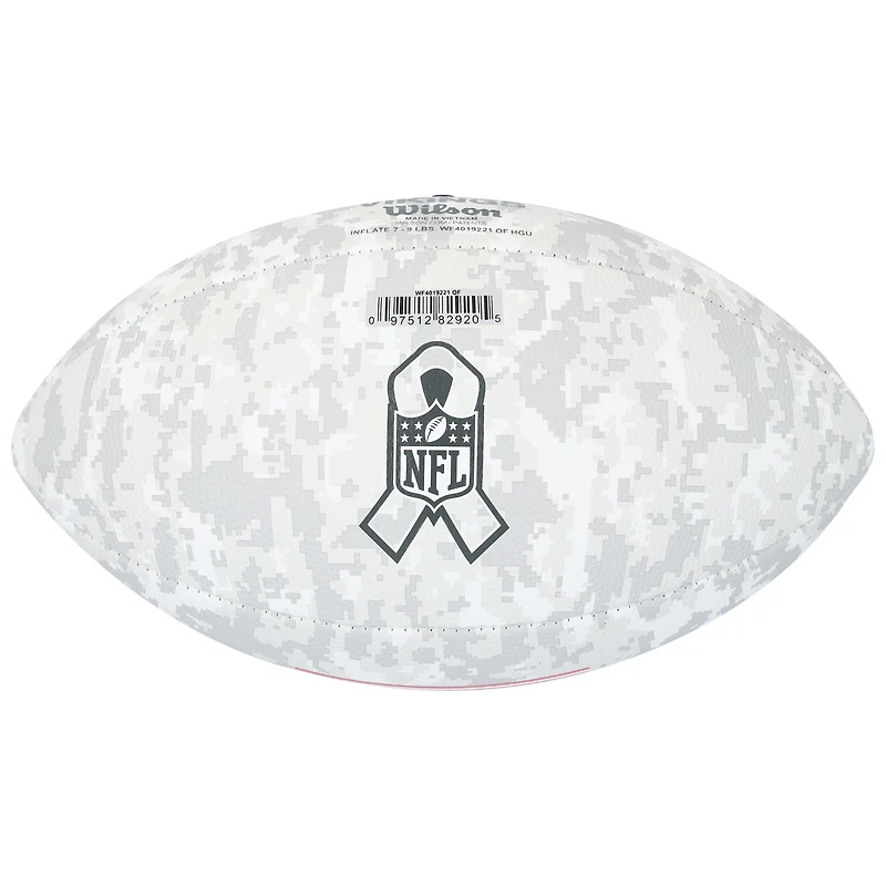 Ballon de football Wilson autographié par Jordan Addison, Minnesota Vikings, 2024