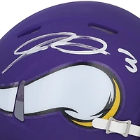 Casque Riddell Speed ​​Mini autographié par Jordan Addison des Minnesota Vikings