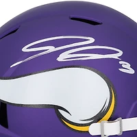 Casque réplique autographié Riddell Speed ​​des Minnesota Vikings par Jordan Addison