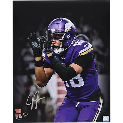 Photo dédicacée de Justin Jefferson (Minnesota Vikings) - 40,6 x 50,8 cm (édition limitée à 25 exemplaires)