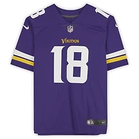 Maillot Nike violet autographié par Justin Jefferson des Vikings du Minnesota