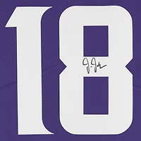 Maillot Nike violet autographié par Justin Jefferson des Vikings du Minnesota