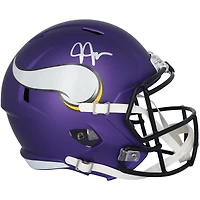 Casque réplique Riddell Speed ​​autographié par Justin Jefferson, Minnesota Vikings