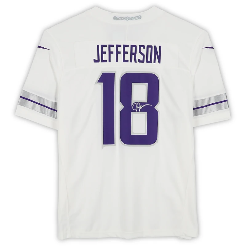 Justin Jefferson Minnesota Vikings Autographed White Alternate Nike Vapor F.U.S.E. Limited Jersey