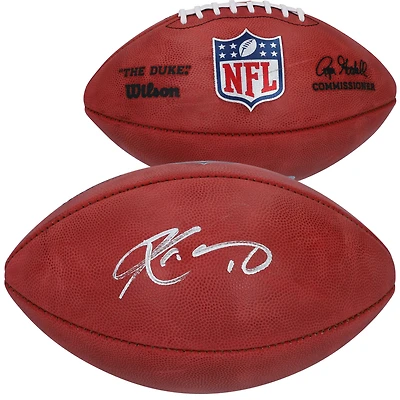 Ballon de football Wilson Duke en couleur, autographié par Kyler Murray (Minnes Vikings)
