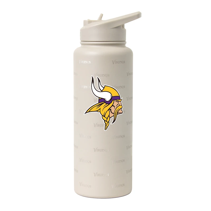 Bouteille isotherme Logo Brands Minnesota Vikings 34 oz Sand Ghost Quencher