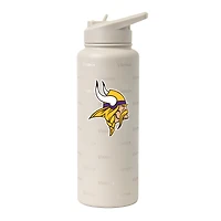 Bouteille isotherme Logo Brands Minnesota Vikings 34 oz Sand Ghost Quencher