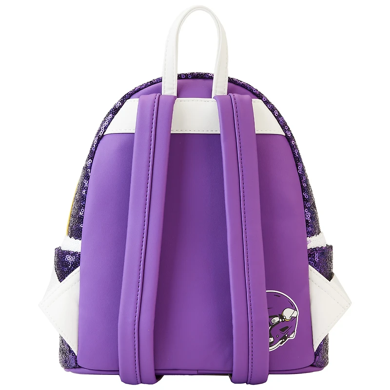 Loungefly Minnesota Vikings Sequin Mini Backpack