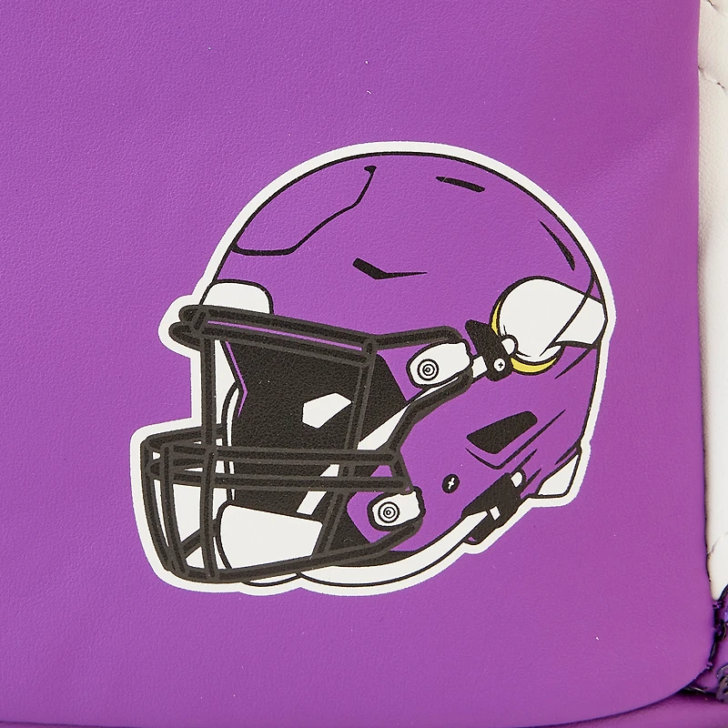 Sac à dos Loungefly Minnesota Vikings à paillettes (mini)