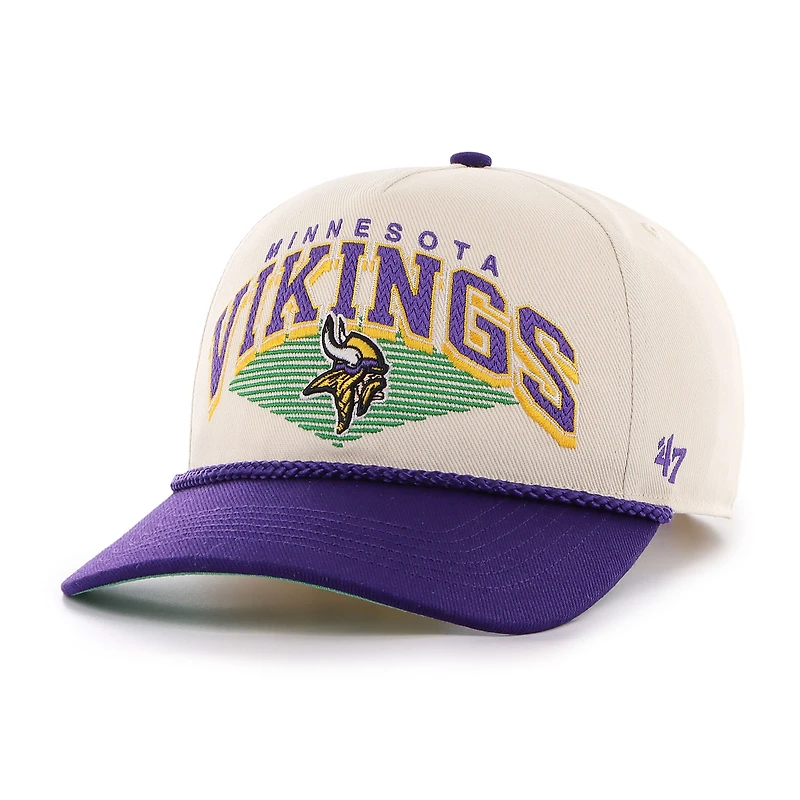 Men's '47 Cream Minnesota Vikings Pomona Rope Adjustable Hitch Hat
