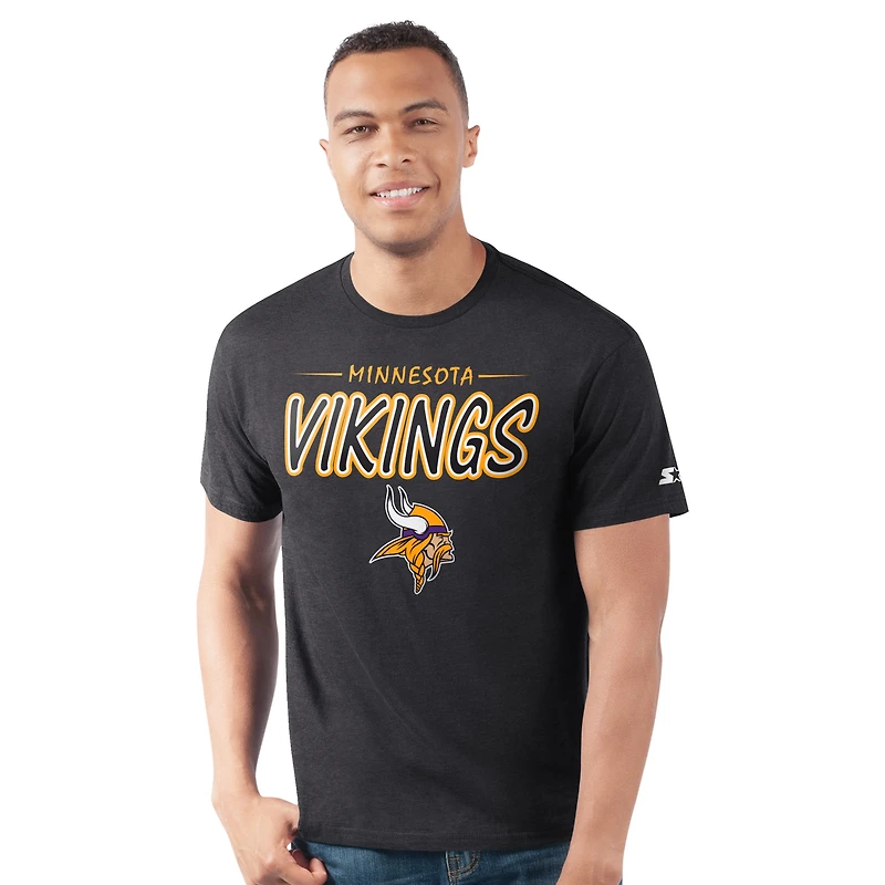 T-shirt Prime Time pour homme noir Starter Minnesota Vikings