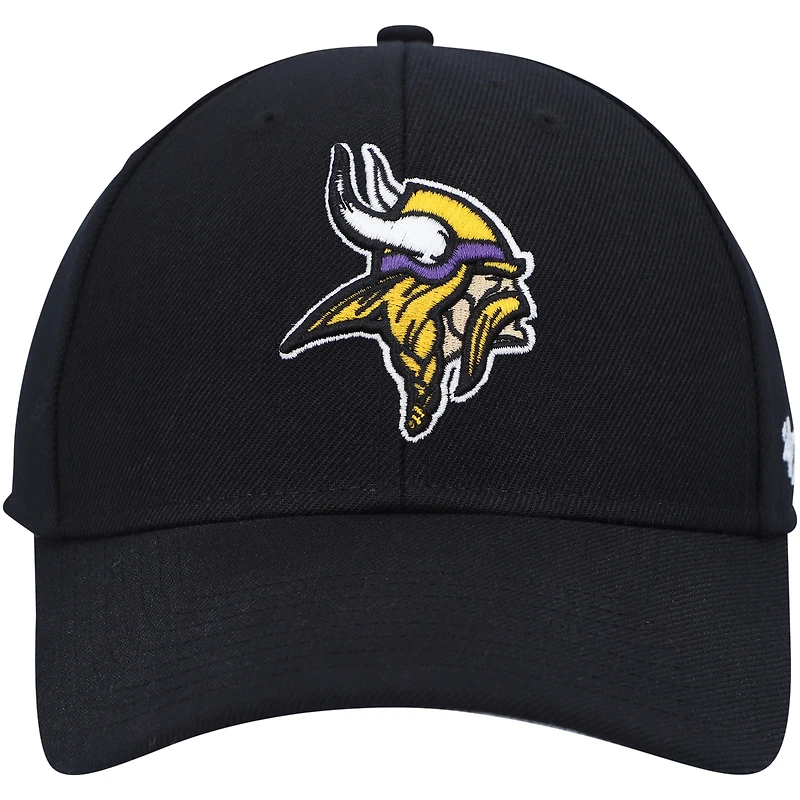 Casquette réglable MVP des Vikings du Minnesota '47 pour homme, noir