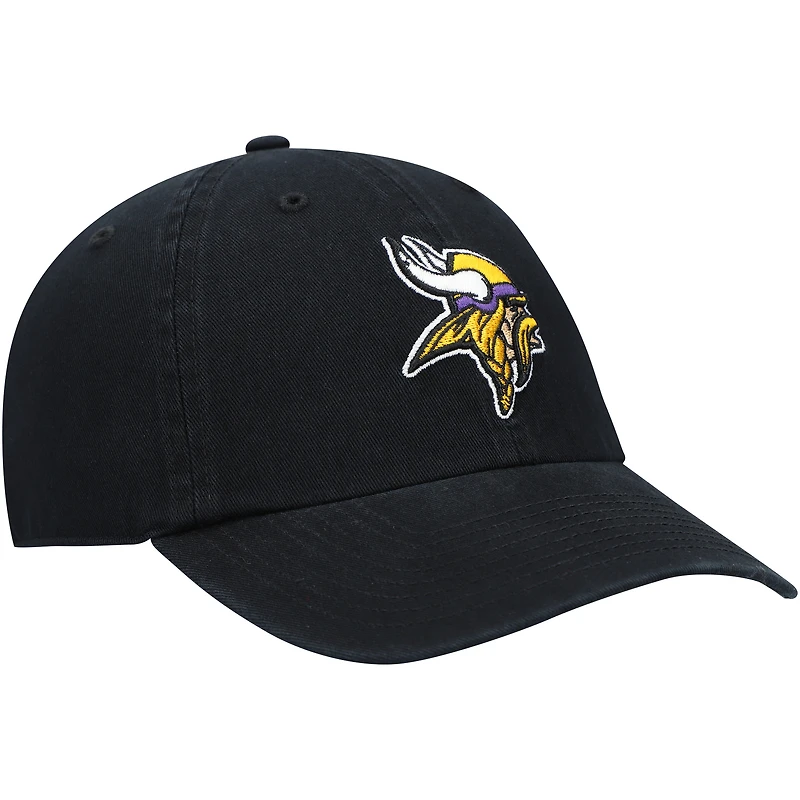 Casquette ajustable '47 Black Minnesota Vikings Secondary Clean Up pour homme
