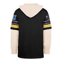 Sweat à capuche noir « 47 » pour homme, motif cornerback Split Zone des Vikings du Minnesota